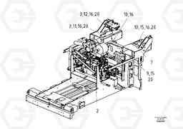 51849 Mounting Parts Electric ABG8820/ABG8820B ABG8820 S/N 21098-23354 ABG8820B S/N 23355-, Volvo Construction Equipment