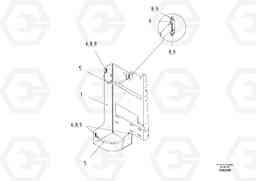 55642 Gas cylinder Support ABG3870 S/N 20538 -, Volvo Construction Equipment