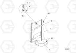 55643 Gas cylinder Support ABG3870 S/N 20538 -, Volvo Construction Equipment