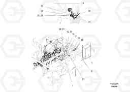 67388 Alternator-mounting ABG8820/ABG8820B ABG8820 S/N 21098-23354 ABG8820B S/N 23355-, Volvo Construction Equipment