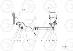 69801 4 Work Lights ABG3870 S/N 20538 -, Volvo Construction Equipment