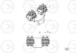 56635 Valve Support ABG8820/ABG8820B ABG8820 S/N 21098-23354 ABG8820B S/N 23355-, Volvo Construction Equipment