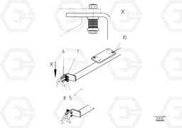 54657 Support For Slope Control ABG8820/ABG8820B ABG8820 S/N 21098-23354 ABG8820B S/N 23355-, Volvo Construction Equipment