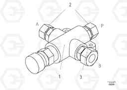 48228 Flow control valve ABG3870 S/N 20538 -, Volvo Construction Equipment