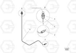 52033 Brake Breather Pipe ABG3870 S/N 20538 -, Volvo Construction Equipment