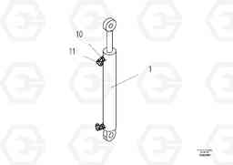 61480 Levelling Cylinder ABG8820/ABG8820B ABG8820 S/N 21098-23354 ABG8820B S/N 23355-, Volvo Construction Equipment