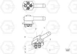 56613 Pressure Reducing Valve ABG8820/ABG8820B ABG8820 S/N 21098-23354 ABG8820B S/N 23355-, Volvo Construction Equipment