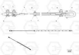 69372 Adjustable wire for tensioning device VDT 120 VARIO ATT. SCREEDS 5,0 -12,5M ABG9820, Volvo Construction Equipment