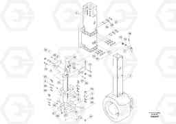 97204 Wheel Support MW500 S/N 20591 -, Volvo Construction Equipment