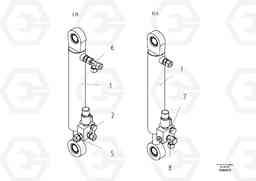 48245 Hydr. Hopper Wing Lock ABG3870 S/N 20538 -, Volvo Construction Equipment