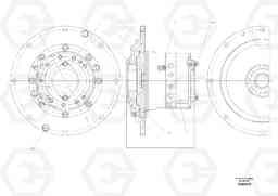 76413 Powertrain flange DD95 S/N 20624 -, Volvo Construction Equipment