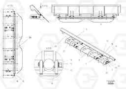 48203 Front Apron Plate ABG8820/ABG8820B ABG8820 S/N 21098-23354 ABG8820B S/N 23355-, Volvo Construction Equipment