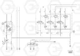 54392 Hydraulic diagram ABG5820 S/N 20975 -, Volvo Construction Equipment