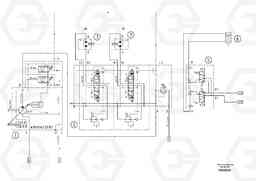 54393 Hydraulic diagram ABG5820 S/N 20975 -, Volvo Construction Equipment