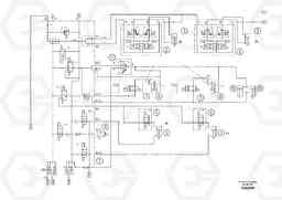 55191 Hydraulic diagram ABG8820/ABG8820B ABG8820 S/N 21098-23354 ABG8820B S/N 23355-, Volvo Construction Equipment