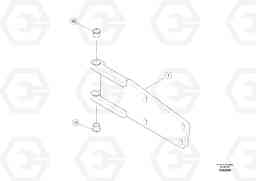 91584 Hinge part pre-assembled MW500 S/N 20591 -, Volvo Construction Equipment