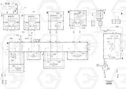 91587 Hydraulic diagram MW500 S/N 20591 -, Volvo Construction Equipment