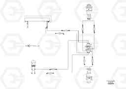 48040 Hydraulic Line Conveyor ABG8820/ABG8820B ABG8820 S/N 21098-23354 ABG8820B S/N 23355-, Volvo Construction Equipment