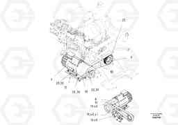 95293 Alternator-mounting Engine ABG8820/ABG8820B ABG8820 S/N 21098-23354 ABG8820B S/N 23355-, Volvo Construction Equipment