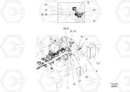 69152 Alternator-mounting ABG7820/ABG7820B ABG7820 S/N 21064-23058 ABG7820B S/N 23059 -, Volvo Construction Equipment