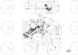 68344 Alternator -mounting ABG8820/ABG8820B ABG8820 S/N 21098-23354 ABG8820B S/N 23355-, Volvo Construction Equipment