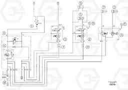 47725 Hydraulic diagram ABG8820/ABG8820B ABG8820 S/N 21098-23354 ABG8820B S/N 23355-, Volvo Construction Equipment