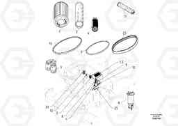 50727 Service kit ABG8820/ABG8820B ABG8820 S/N 21098-23354 ABG8820B S/N 23355-, Volvo Construction Equipment