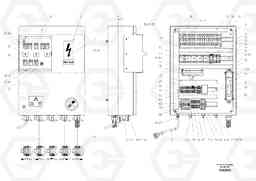 82984 Switch Cabinet El-heating ABG7820/ABG7820B ABG7820 S/N 21064-23058 ABG7820B S/N 23059 -, Volvo Construction Equipment