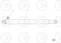 47727 Pre-assembling Cylinder ABG8820/ABG8820B ABG8820 S/N 21098-23354 ABG8820B S/N 23355-, Volvo Construction Equipment