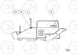 52544 Headlight holder kit ABG6820 S/N 20836 -, Volvo Construction Equipment