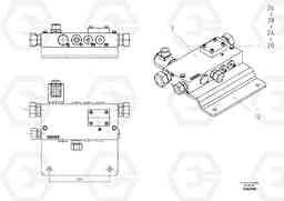 56149 Valve block ABG8820/ABG8820B ABG8820 S/N 21098-23354 ABG8820B S/N 23355-, Volvo Construction Equipment