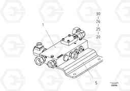 54841 Valve block ABG6820 S/N 20836 -, Volvo Construction Equipment