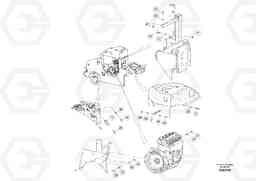 87675 mounting clamps MW500 S/N 20591 -, Volvo Construction Equipment