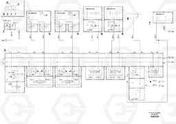 100879 Hydraulic diagram MW500 S/N 20591 -, Volvo Construction Equipment