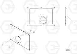 86185 Base Plate DD95 S/N 20624 -, Volvo Construction Equipment