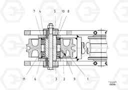 101753 Idler Wheel ABG325 S/N 20941 -, Volvo Construction Equipment