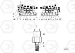 98916 Cylinder block ABG325 S/N 20941 -, Volvo Construction Equipment