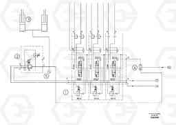 95183 Hydraulic diagram ABG9820 S/N 20812 -, Volvo Construction Equipment