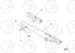 56169 Oscillating Cross Beam ABG3870 S/N 20538 -, Volvo Construction Equipment