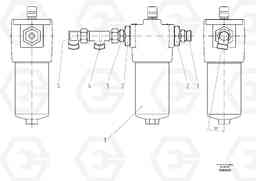 94543 Pressure Filter pre-assemble ABG9820 S/N 20812 -, Volvo Construction Equipment