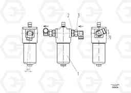 99304 Pressure Filter pre-assemble ABG9820 S/N 20812 -, Volvo Construction Equipment