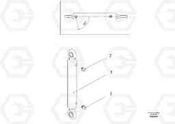 53844 Hopper Cylinder ABG2820 S/N 20814 -, Volvo Construction Equipment