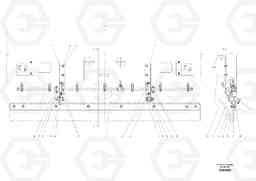 82851 Rigid Scraper Assembly DD95 S/N 20624 -, Volvo Construction Equipment