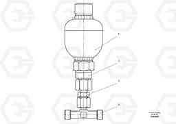 49761 Accumulator Assembly ABG9820 S/N 20812 -, Volvo Construction Equipment