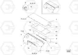 59472 Engine hood ABG325 S/N 20941 -, Volvo Construction Equipment