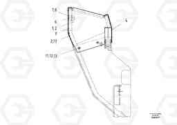 53071 Air Exit Cover ABG325 S/N 20941 -, Volvo Construction Equipment