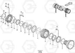 43704 Multi-disc brake, front L350F, Volvo Construction Equipment