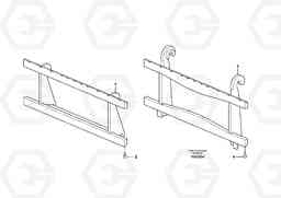 52298 Fork frame L45F, Volvo Construction Equipment