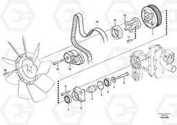 97542 Belt transmission EC200B PRIME S/N 30001-, Volvo Construction Equipment