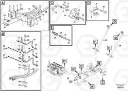 3289 Working hydraulic, boom rupture EW140C, Volvo Construction Equipment